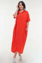Летнее платье рубашка красного цвета 103-1 it|интернет-магазин vvlen.com