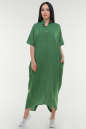 Летнее платье рубашка зеленого цвета 103-1 it No0|интернет-магазин vvlen.com