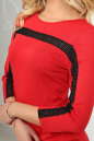 Повседневное платье футляр красного цвета 2477.47 No4|интернет-магазин vvlen.com