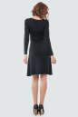 Коктейльное платье с расклешённой юбкой черного цвета 865.17 No2|интернет-магазин vvlen.com