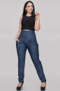Женские брюки синие с буквами No1|интернет-магазин vvlen.com