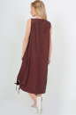 Платье  мешок коричневого цвета 2545.22 No2|интернет-магазин vvlen.com