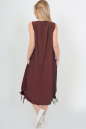 Платье  мешок коричневого цвета 2545.22 No3|интернет-магазин vvlen.com