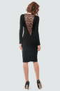 Коктейльное платье футляр черного цвета 1437.2 No1|интернет-магазин vvlen.com
