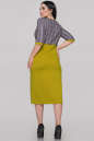 Платье футляр горчично-оливкового цвета 2907.47  No3|интернет-магазин vvlen.com
