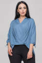 Блуза серо-голубого цвета 2890.101 No0|интернет-магазин vvlen.com