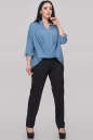 Блуза серо-голубого цвета 2890.101 No2|интернет-магазин vvlen.com
