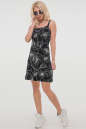 Летнее платье-комбинация черного цвета 951.17|интернет-магазин vvlen.com