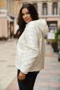 Куртка женская молочного цвета 455 No0|интернет-магазин vvlen.com