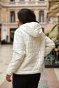 Куртка женская молочного цвета 455 No1|интернет-магазин vvlen.com