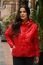 Куртка женская красного цвета 455|интернет-магазин vvlen.com