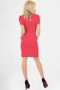 Летнее платье футляр розового цвета 2504-1.47 No3|интернет-магазин vvlen.com