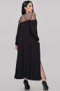 Платье оверсайз черного цвета 2900.17 No2|интернет-магазин vvlen.com