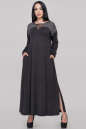 Платье оверсайз темно-серого цвета 2900-1.17 No0|интернет-магазин vvlen.com