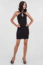 Коктейльное платье футляр черного цвета 316.6 No0|интернет-магазин vvlen.com
