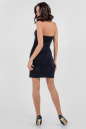 Коктейльное платье футляр темно-синего цвета 316.6 No2|интернет-магазин vvlen.com
