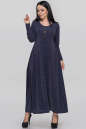 Платье оверсайз синего цвета 2858-1.123|интернет-магазин vvlen.com