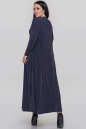 Платье оверсайз синего цвета 2858-1.123 No4|интернет-магазин vvlen.com