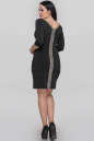 Коктейльное платье футляр черного цвета 2581.85 No2|интернет-магазин vvlen.com