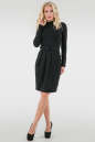 Офисное платье с юбкой тюльпан черного цвета 958.14 No0|интернет-магазин vvlen.com