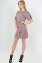 Летнее платье  мешок бежевого цвета 2093.56 No2|интернет-магазин vvlen.com