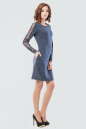 Повседневное платье футляр темно-синего цвета 2096.92 No1|интернет-магазин vvlen.com