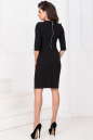 Офисное платье футляр черного с мятным цвета 2191.23 No2|интернет-магазин vvlen.com