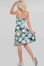 Летнее платье с открытой спиной белый с бежевым цвета 447.17 No2|интернет-магазин vvlen.com