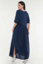 Летнее платье балахон темно-синего цвета 226-1 it No2|интернет-магазин vvlen.com