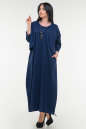 Летнее платье  мешок темно-синего цвета 1220 it No1|интернет-магазин vvlen.com