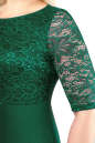 Летнее платье футляр темно-зеленого цвета 1980.41 No4|интернет-магазин vvlen.com