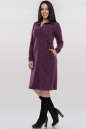 Повседневное платье рубашка фиолетового цвета 2797-2.105 No1|интернет-магазин vvlen.com