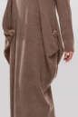 Платье оверсайз кофейного цвета 2863.92 No1|интернет-магазин vvlen.com