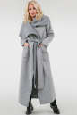 Пальто на запах серого цвета 2747.109 No0|интернет-магазин vvlen.com