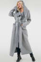 Пальто на запах серого цвета 2747.109 No2|интернет-магазин vvlen.com