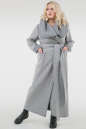 Пальто на запах серого цвета 2747.109 No6|интернет-магазин vvlen.com