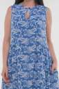 Летнее платье балахон джинса цвета 2540.84 No1|интернет-магазин vvlen.com