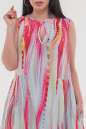 Летнее платье балахон розового цвета No3|интернет-магазин vvlen.com