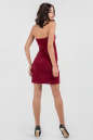 Коктейльное платье футляр бордового цвета 316.6 No2|интернет-магазин vvlen.com