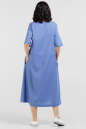 Летнее платье  мешок синего цвета 2685.81 No2|интернет-магазин vvlen.com
