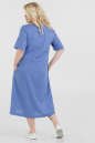 Летнее платье  мешок синего цвета 2685.81 No5|интернет-магазин vvlen.com