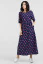 Летнее платье  мешок темно-синего цвета 2678-1.84 No0|интернет-магазин vvlen.com