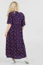 Повседневное платье балахон темно-синего цвета 2678-1.84 No4|интернет-магазин vvlen.com