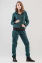 Спортивные брюки темно-зеленого цвета 159 No3|интернет-магазин vvlen.com