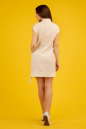 Повседневное платье футляр молочного цвета 2331.81 No8|интернет-магазин vvlen.com