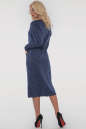 Повседневное платье футляр синего цвета 2847.96 No2|интернет-магазин vvlen.com
