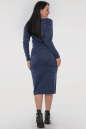 Повседневное платье футляр синего цвета 2847.96 No4|интернет-магазин vvlen.com