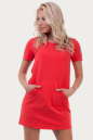 Спортивное платье  красного цвета 6000|интернет-магазин vvlen.com