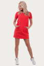 Спортивное платье  красного цвета 6000 No1|интернет-магазин vvlen.com