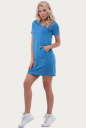 Спортивное платье  темно-голубого цвета 6000 No2|интернет-магазин vvlen.com